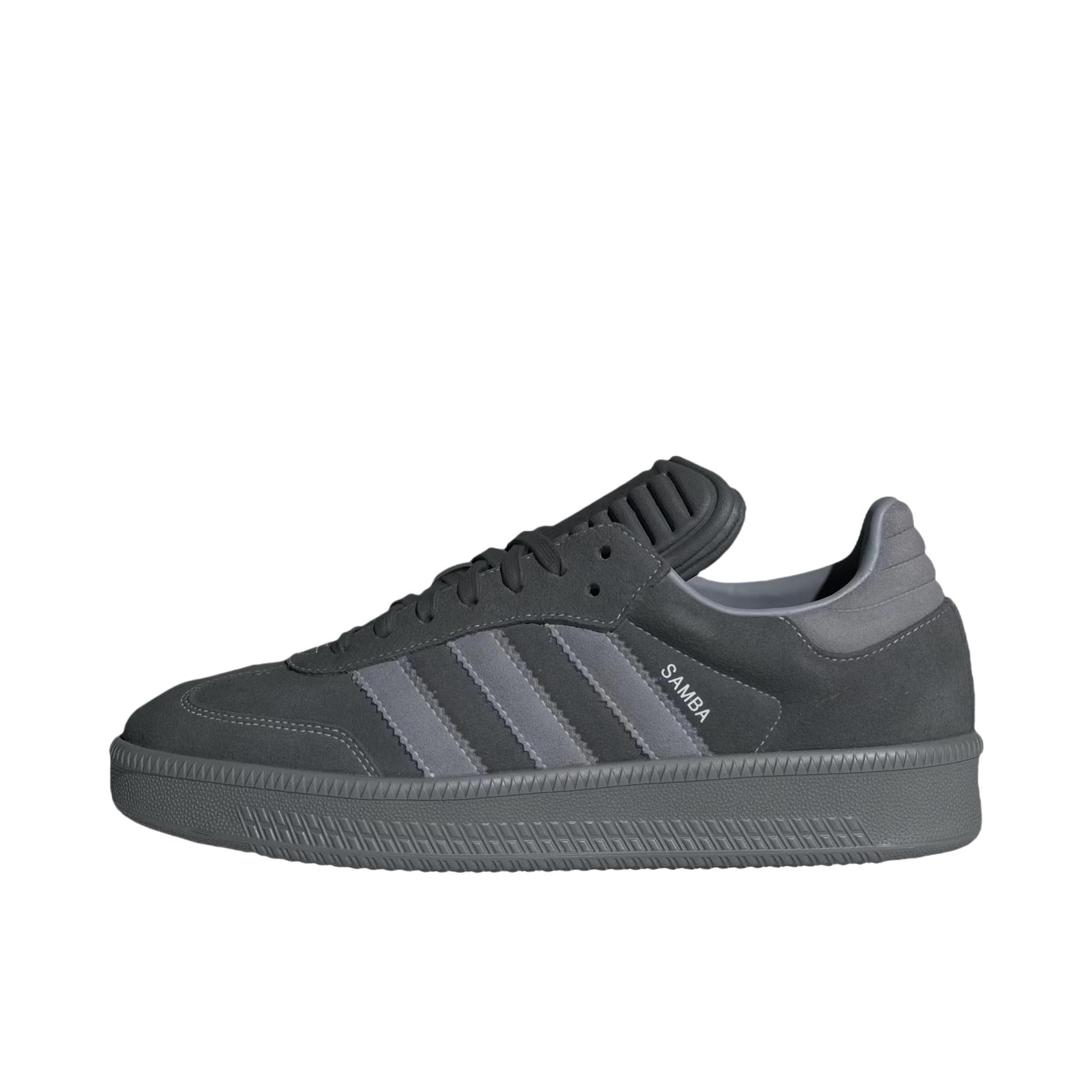 推荐商品：adidas Originals Samba XLG T头鞋 德训鞋 板鞋 复古增高防滑耐磨 深灰色
