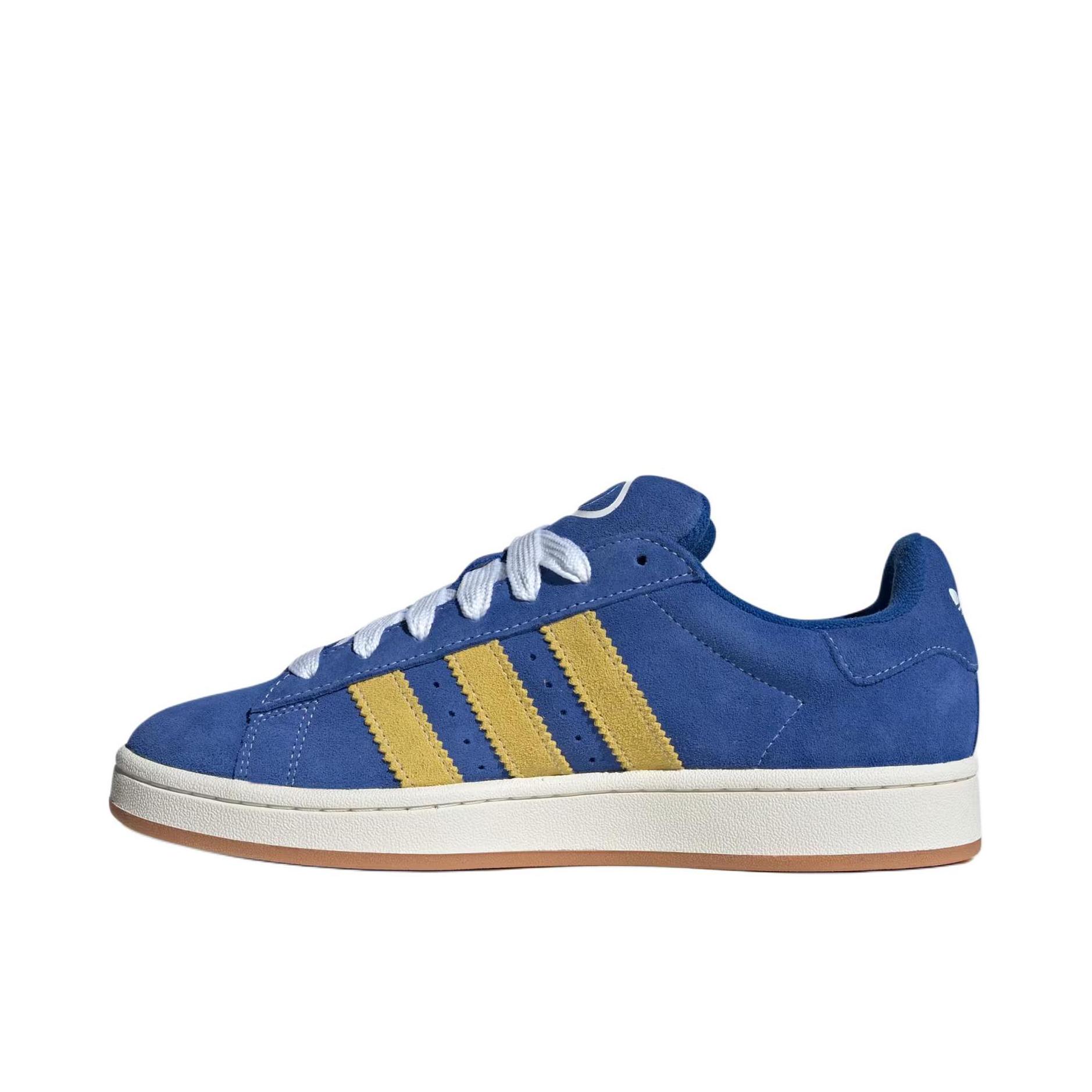 推荐商品：adidas Originals Campus 00s 板鞋 面包鞋 复古缓震透气轻便薄底贴合耐穿圆头包裹性平跟支撑 海军蓝 