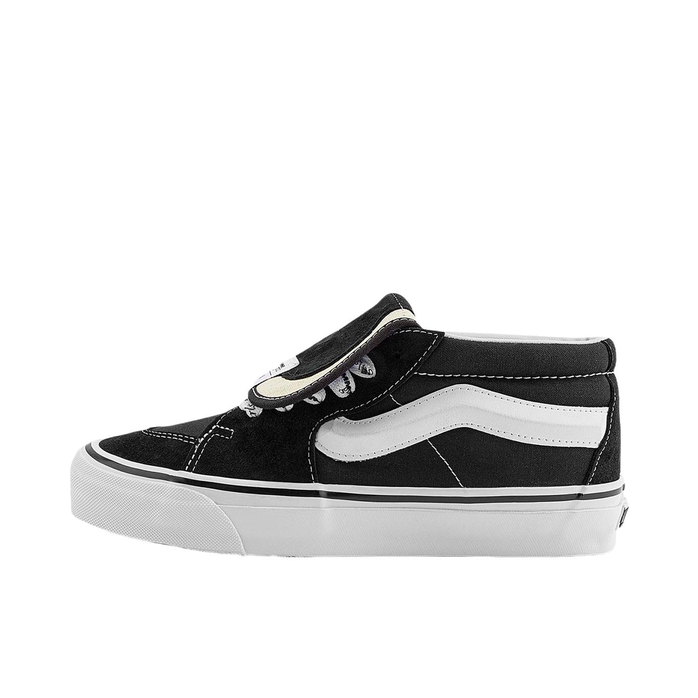 推荐商品：Vans/范斯 SK8-Mid 板鞋 潮流拼接复古百搭防滑耐磨 HommeGirls联名/黑色