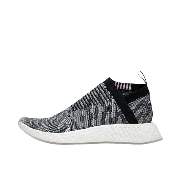 推荐商品：adidas Originals NMD City Sock 2 轻便 舒适透气 防滑耐磨 生活 织物 运动休闲鞋 Black Wonder Pink 灰色条纹