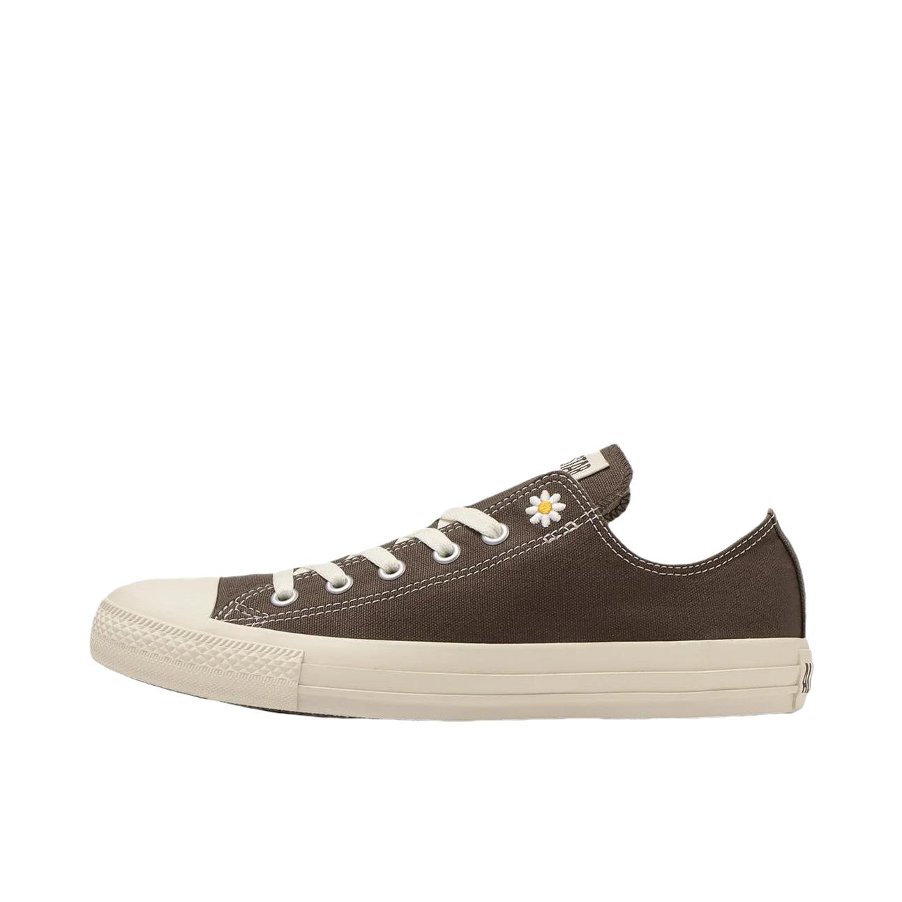 推荐商品：Converse/匡威 Chuck Taylor All Star 帆布鞋 常青款轻便防滑耐磨百搭复古圆头减震贴合高帮 低帮/米色/深棕色