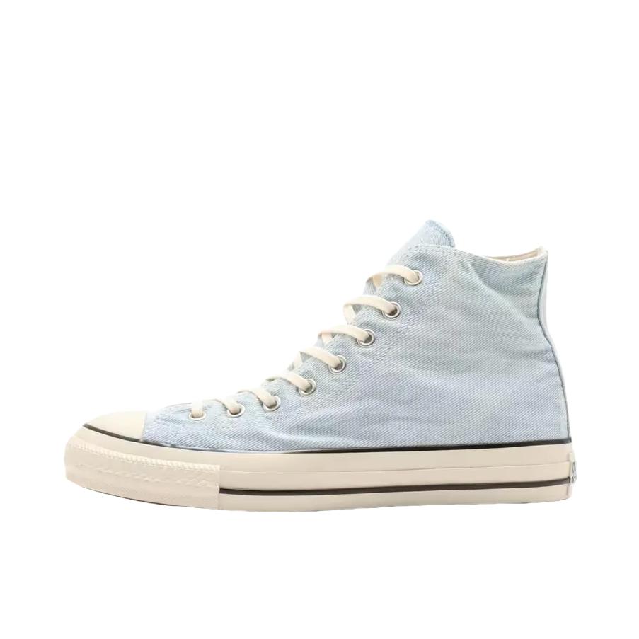 推荐商品：Converse/匡威 All Star Us Hi 帆布鞋 防滑耐磨减震轻便透气高帮休闲潮流复古 蓝色/白色