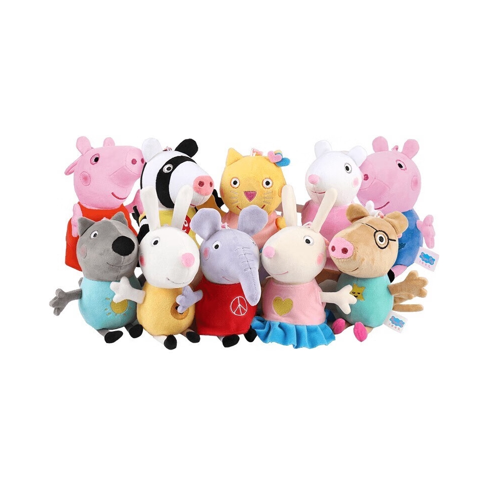 推荐商品：SQUARE ENIX 小猪佩奇佩奇朋友们系列 小猫坎迪公仔 毛绒玩具