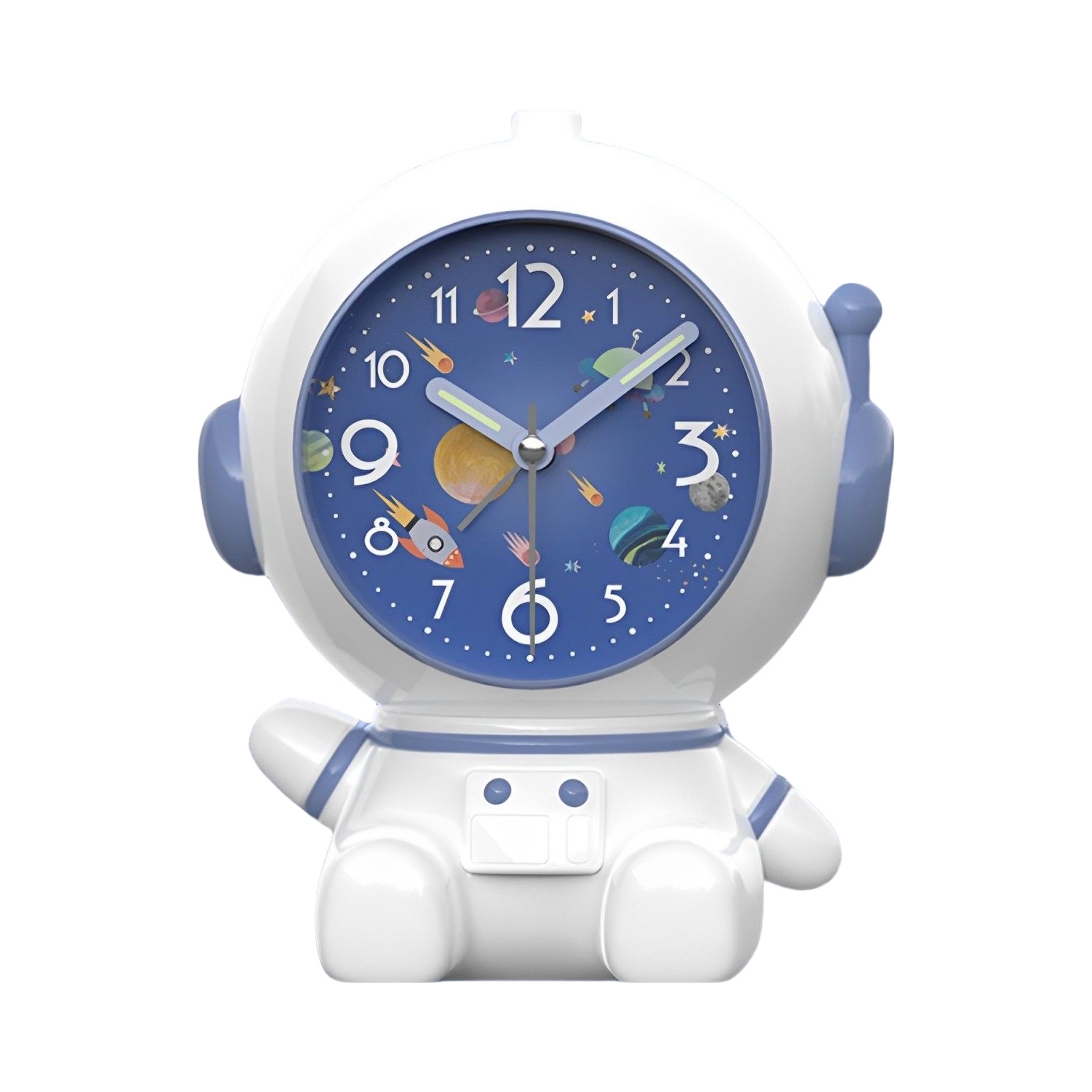 推荐商品：钟小白 电池款 宇航员儿歌闹钟大音量学生专用