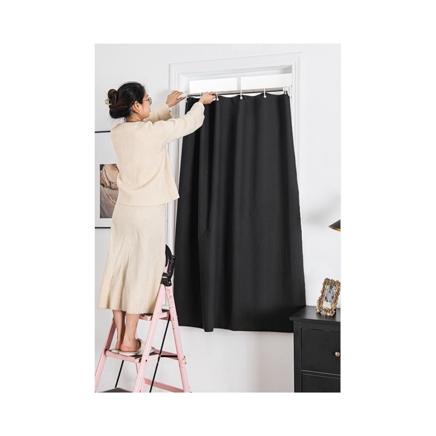 推荐商品：李欢 免打孔款 遮光度100% 窗帘