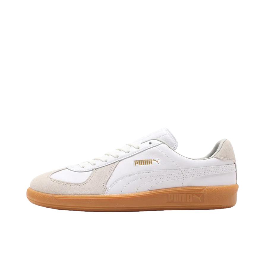 推荐商品：Puma/彪马 Army Trainer T头鞋 德训鞋 板鞋 轻便防水复古圆头网球风 白色/浅灰