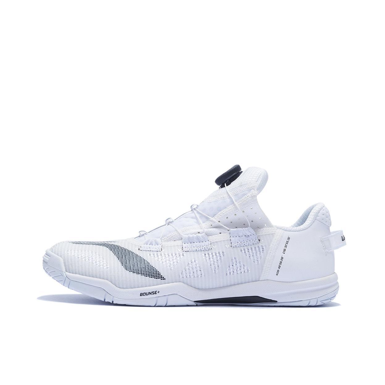 推荐商品：【王楚钦同款】李宁 Magr Ess 回弹 耐磨防滑 乒乓球鞋 APPT003 白色