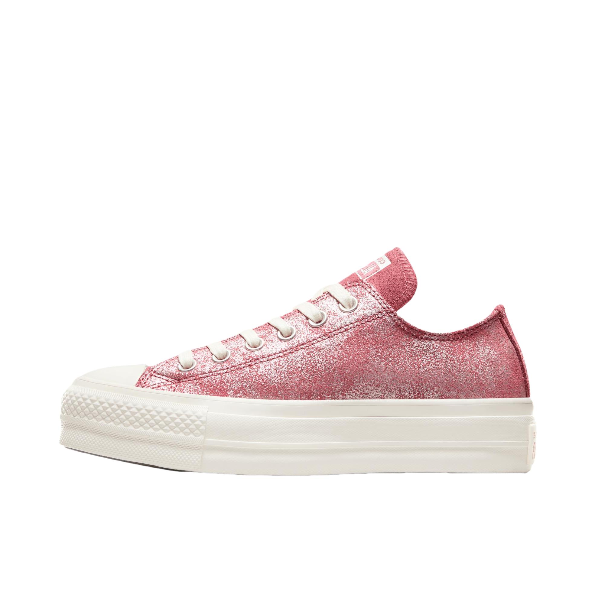推荐商品：Converse/匡威 All Star Lift Platform 帆布鞋 透气防滑系带圆头 女款/粉色 