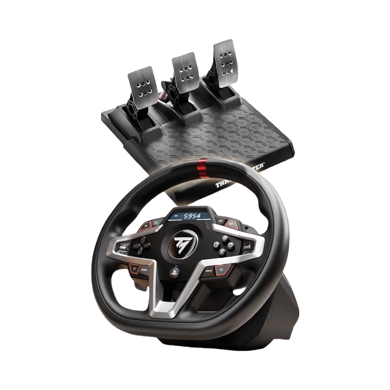 推荐商品：THRUSTMASTER/图马斯特 T248P 赛车游戏方向盘 金属踏板 模拟驾驶