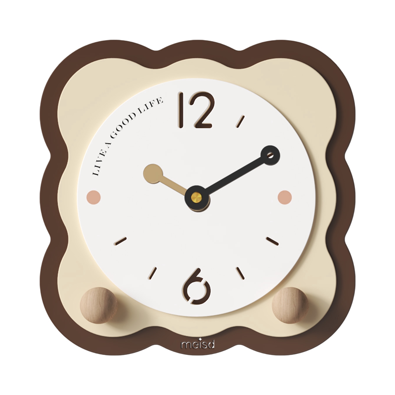 推荐商品：美世达 电池款 浴愈奶油小台钟 JL0657挂钟