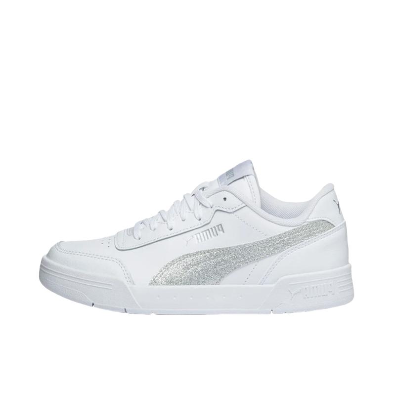 推荐商品：Puma/彪马 Court Breaker Mono 板鞋 经典简约防滑耐磨复古轻便 白色/银色