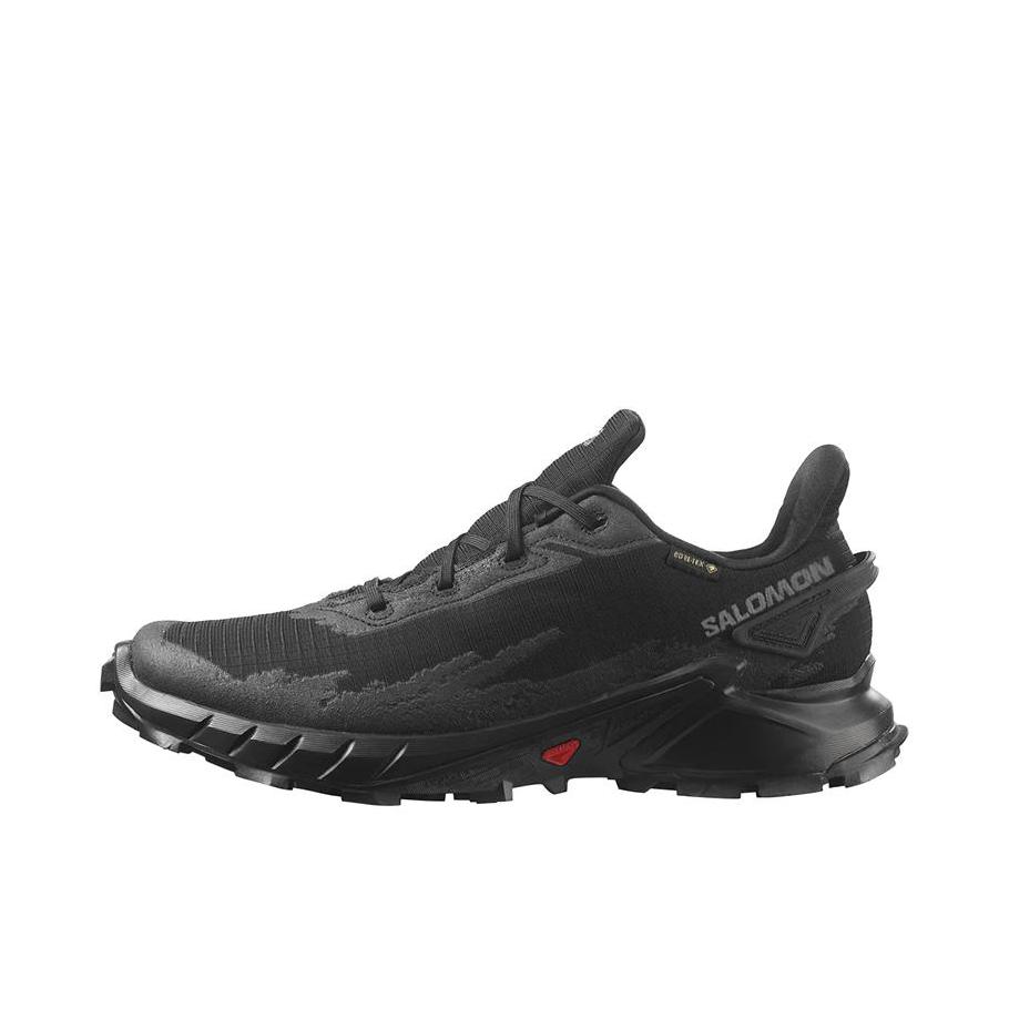 推荐商品：Salomon/萨洛蒙 Alphacross 4 GTX 防滑耐磨 减震回弹 舒适低帮 跑鞋 黑