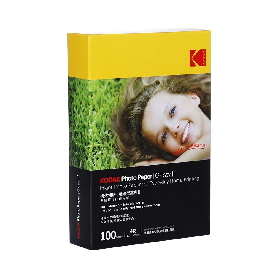 推荐商品：Kodak/柯达 9891-442 4R 照片纸 相机配件 RC高光