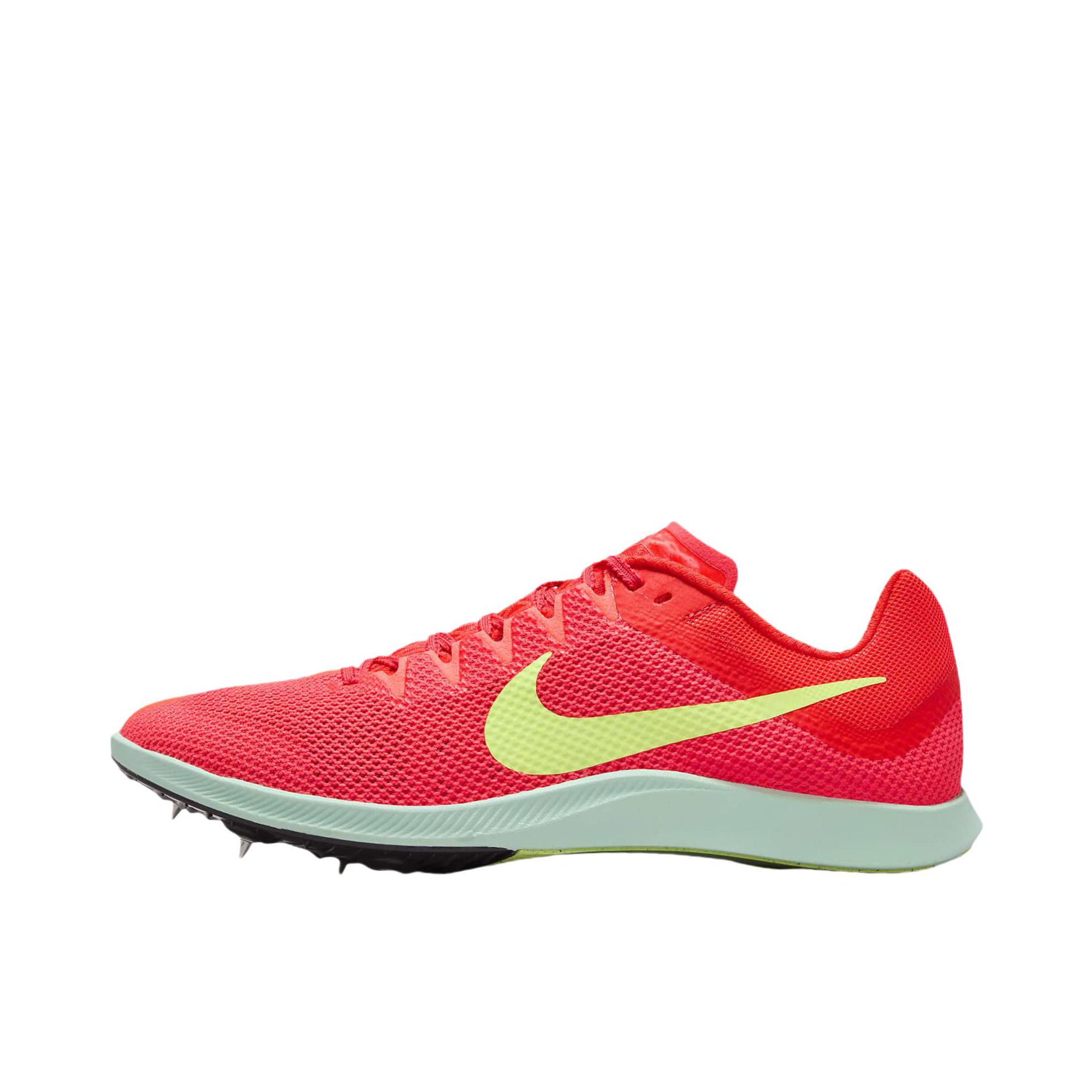 推荐商品：Nike Zoom Rival Multi M10 钉鞋 跑鞋 田径比赛短跑训练舒适减震防滑耐磨网眼透气 亮红色/浅绿色/黄绿色/水洗珊瑚色 