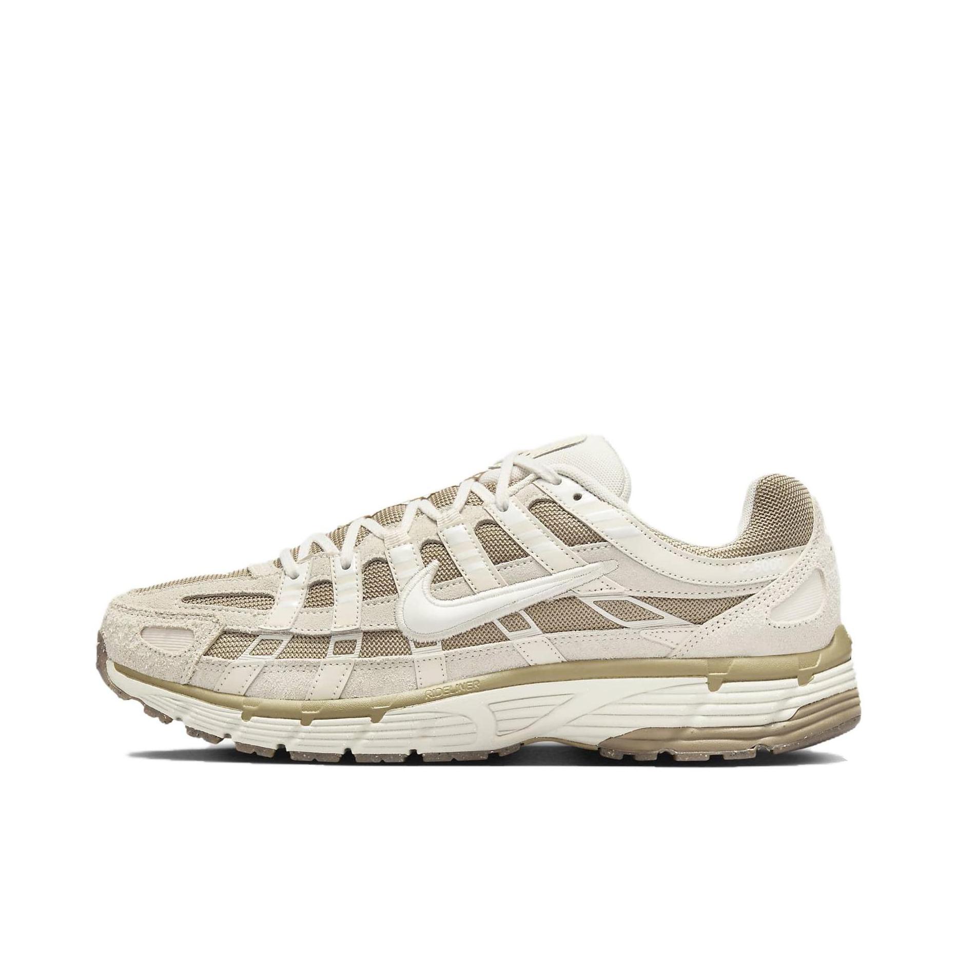 推荐商品：Nike P-6000 CNPT 运动休闲鞋 机能风跑鞋风舒适缓震防滑耐磨时尚潮流复古贴合网面支撑圆头 浅土褐/卡其色/芝麻棕/幻影灰白