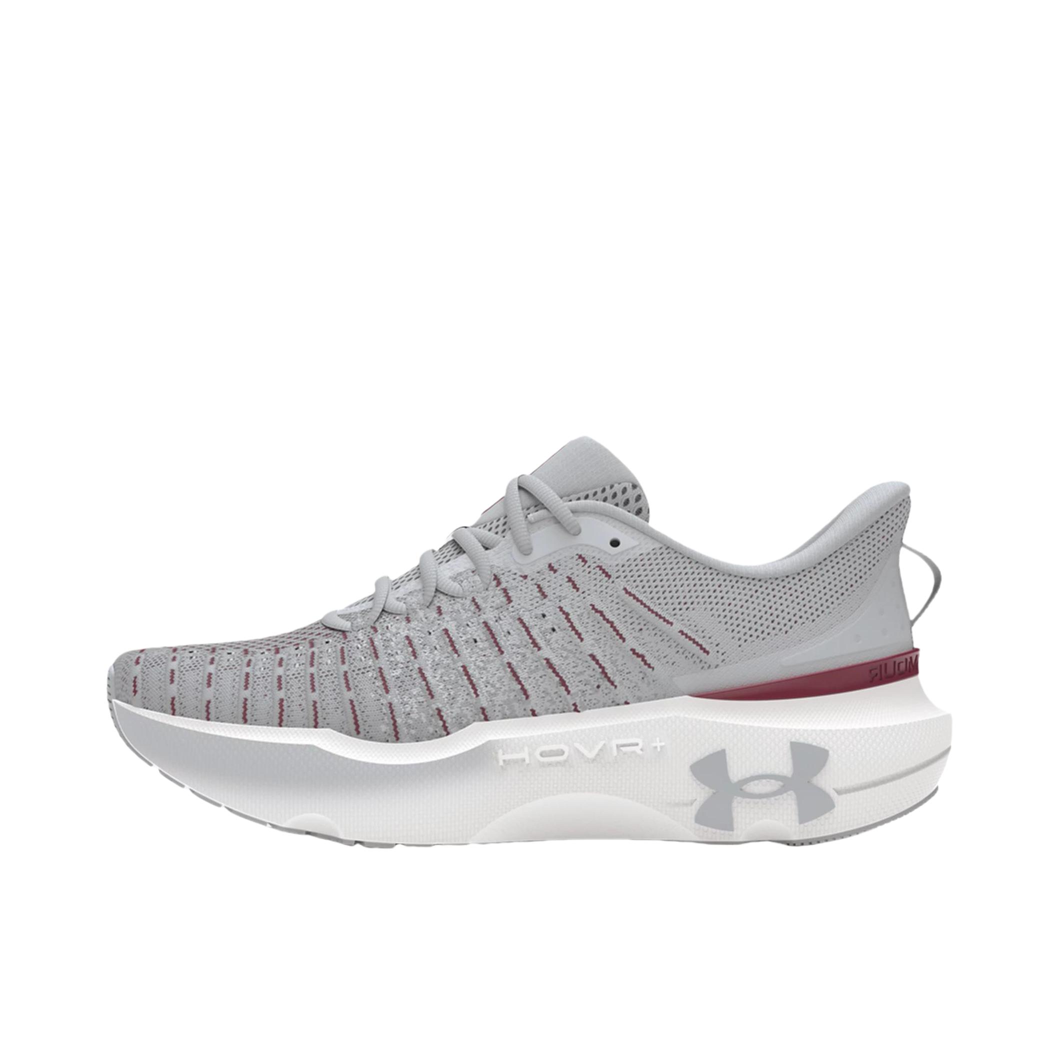 推荐商品：Under Armour/安德玛 Infinite Elite韧系列 灵活 缓冲 织物 回弹 跑鞋 灰色/红色/白色