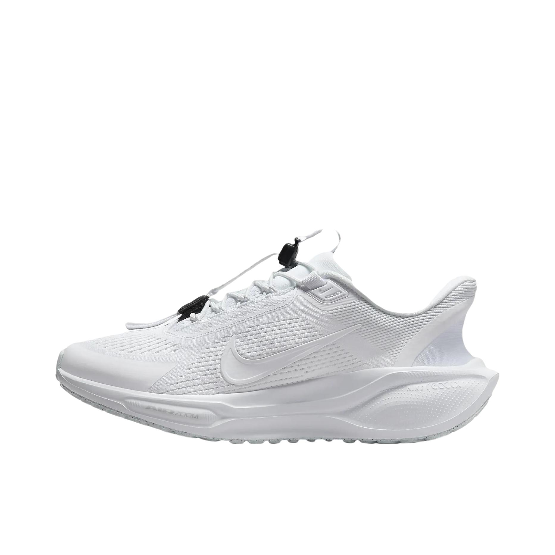 推荐商品：Nike Pegasus Easyon 跑鞋 防滑耐磨舒适透气易穿脱 男款/白色/纯铂金/深烟灰色/白色
