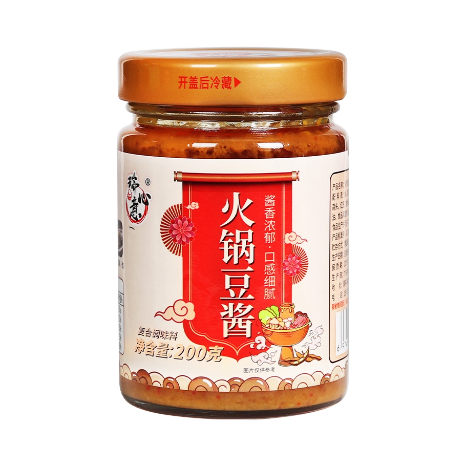 推荐商品：瑞心意 火锅豆酱 瓶装