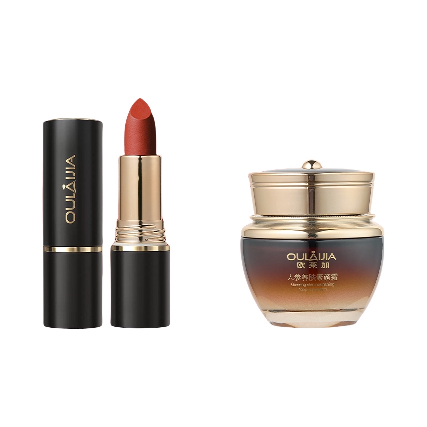推荐商品：欧莱加 丝绒雾感口红彩妆套装 不掉色