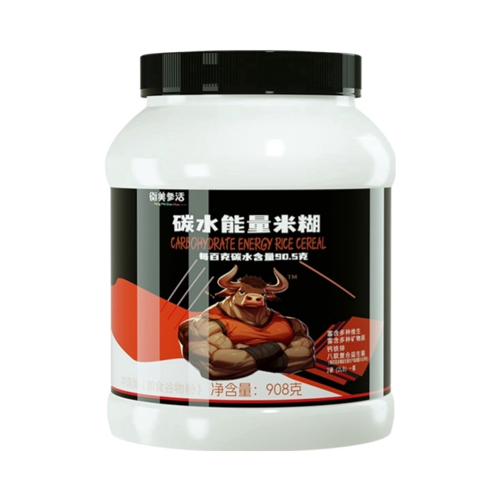 推荐商品：衡美参活 碳水能量米糊 908g 快碳增肌代餐粉 罐装 补充干净非增肌高碳水