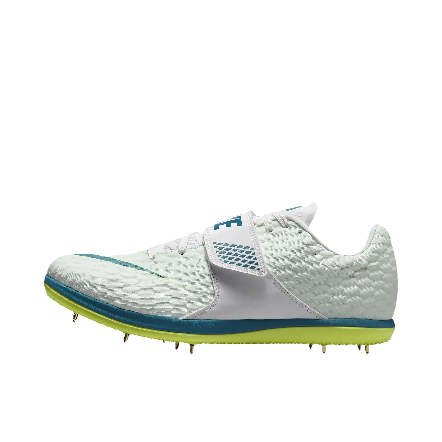推荐商品：Nike Air Zoom High Jump Elite 跑鞋 比赛防滑耐磨舒适减震织物百搭田径跳高 白色/绿色