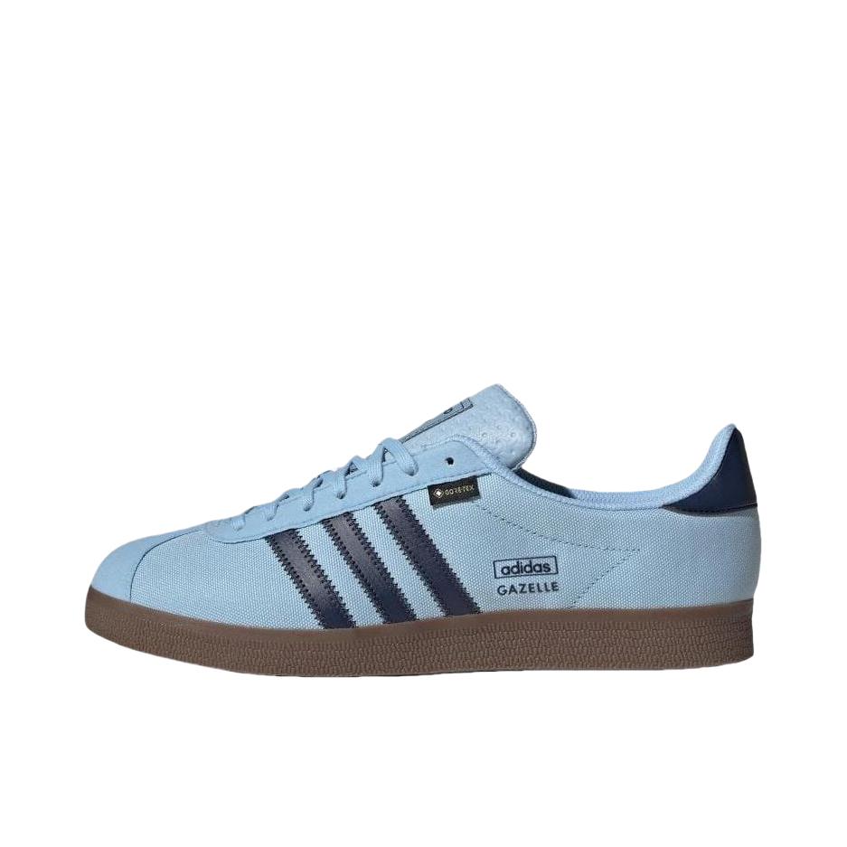 推荐商品：adidas Originals Gazelle Gtx 防滑 低帮 圆头 系带 板鞋 天蓝色 