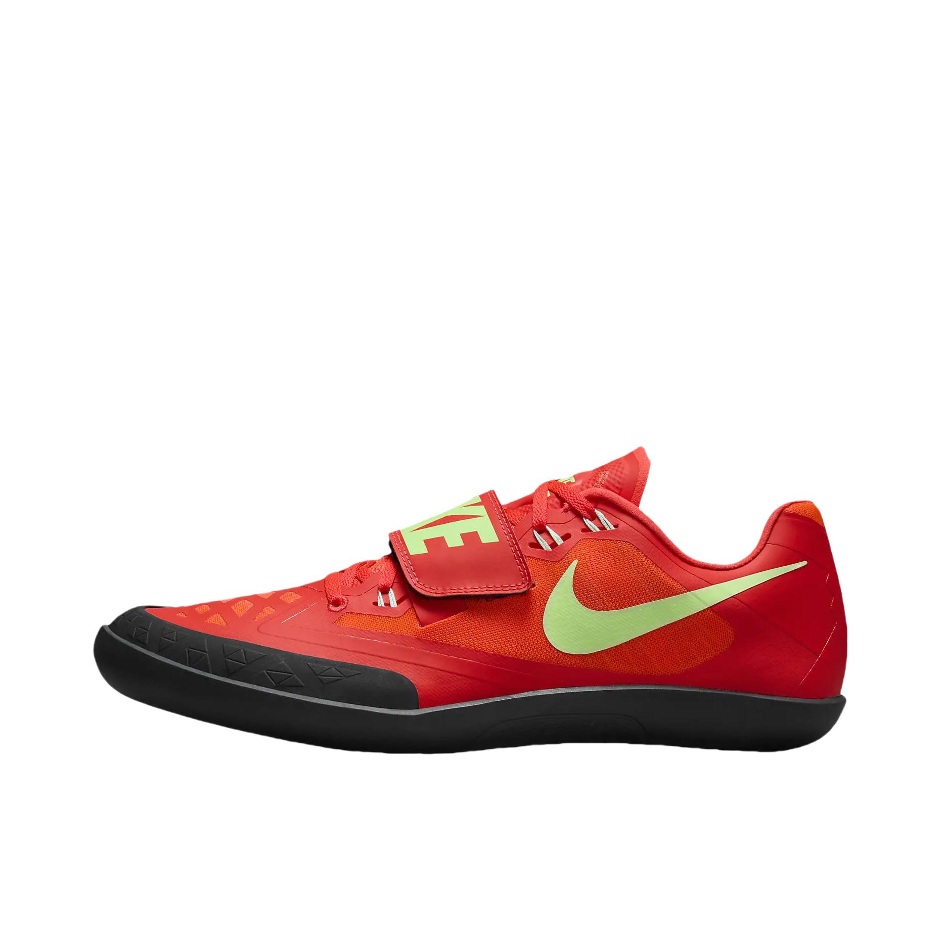 推荐商品：Nike Zoom SD 4 跑鞋 投掷鞋 织物防滑耐磨舒适轻便田径时尚潮流 橙色/红色