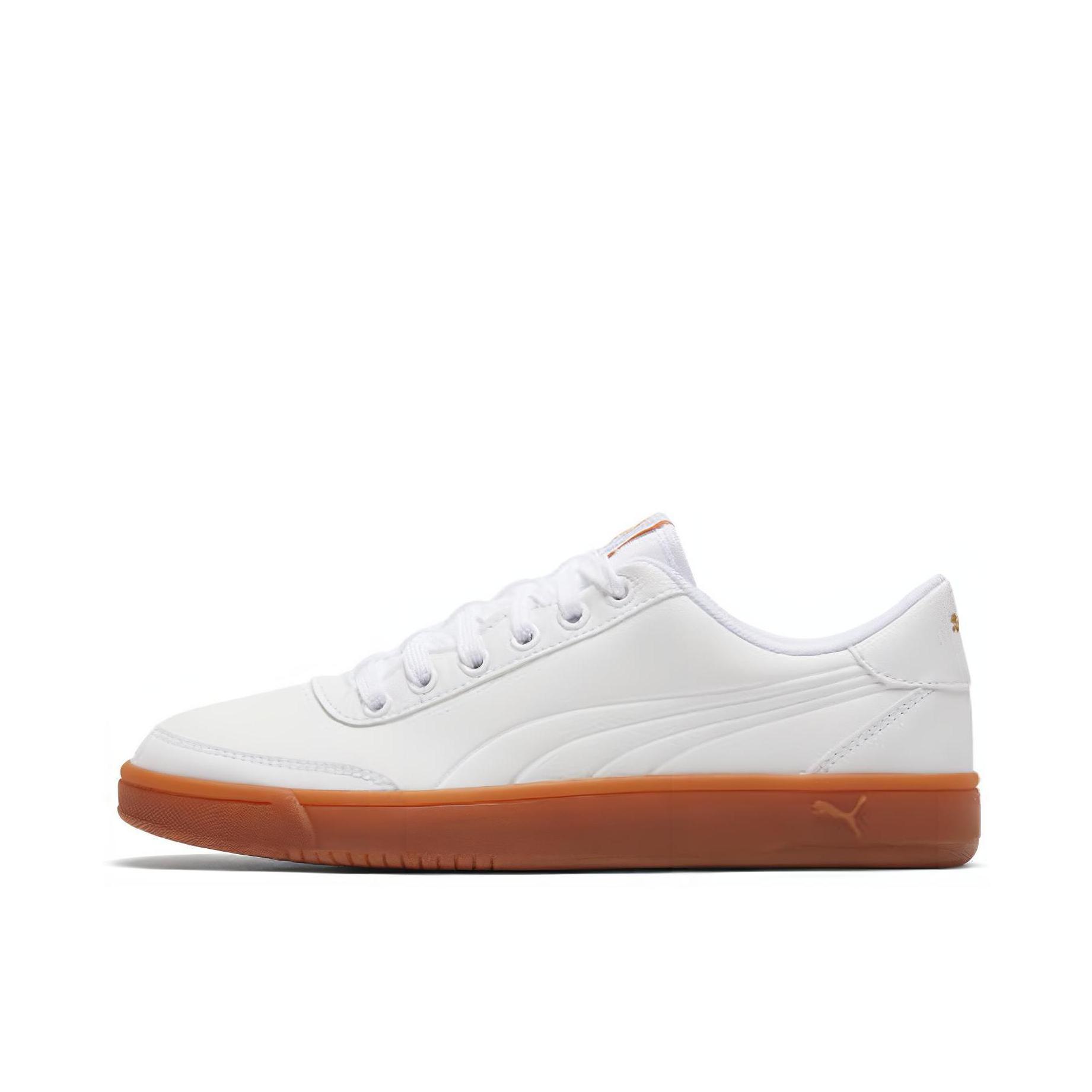 推荐商品：Puma/彪马 Court Breaker Mono 板鞋 经典简约防滑耐磨复古轻便 White 白生胶