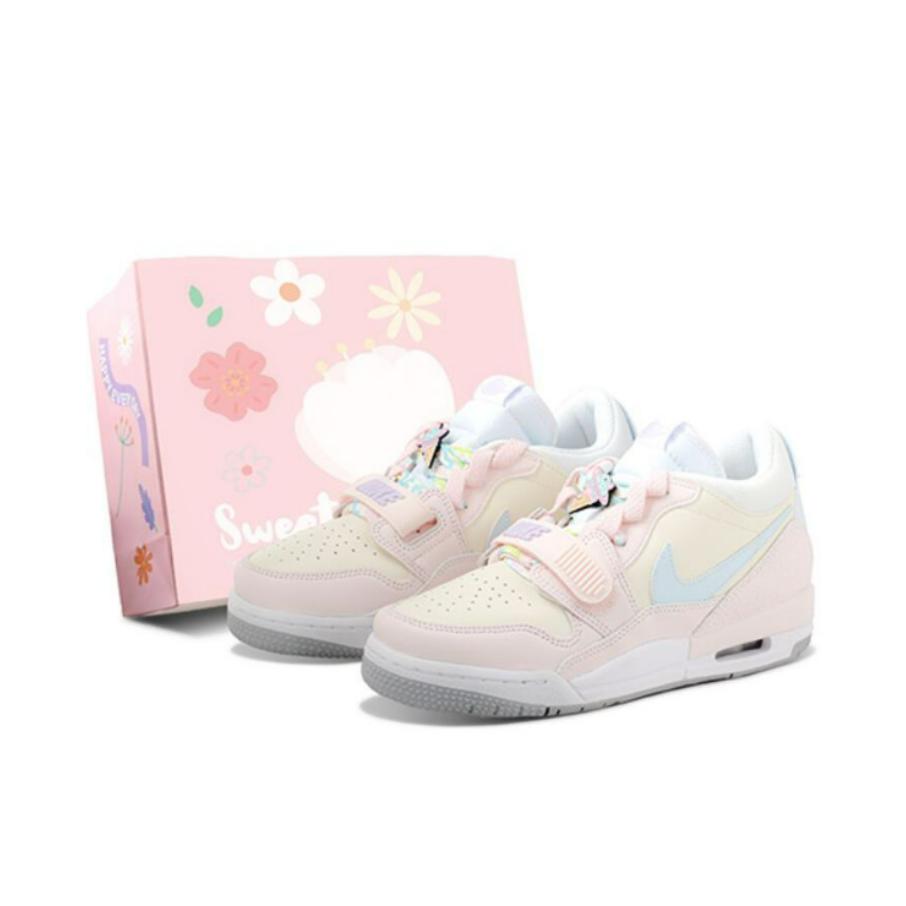 推荐商品：【定制球鞋】Air Jordan Legacy 312 运动休闲鞋 减震透气轻便耐磨增高防水支撑防滑复古美式经典做旧 礼盒款/大童/蜜桃乌龙