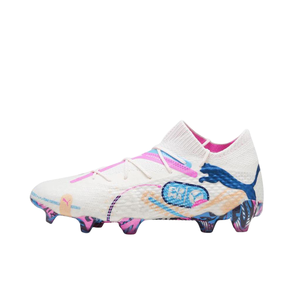 推荐商品：Puma/彪马 Future 7 Ultimate FG/AG 胶质短钉 长钉 人造草地 足球鞋 钉鞋 彪马白/迷幻粉/亮蓝色/浅橙色