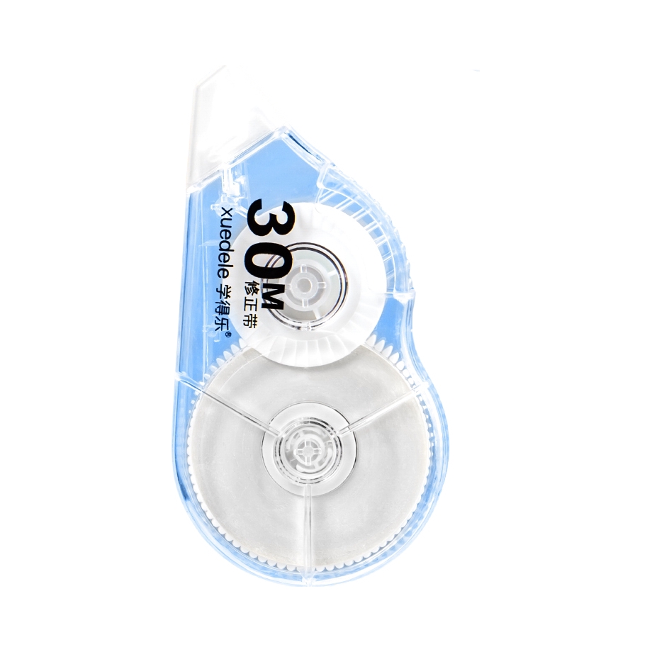 推荐商品：学得乐 大容量款 5mm*30m 透明修正带