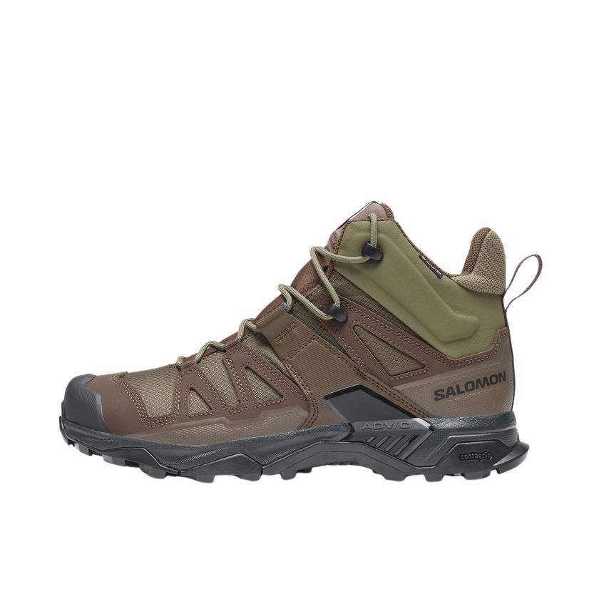 推荐商品：Salomon/萨洛蒙 X Ultra Tracker GTX 运动 支撑 防水 透气 户外鞋 大地棕 