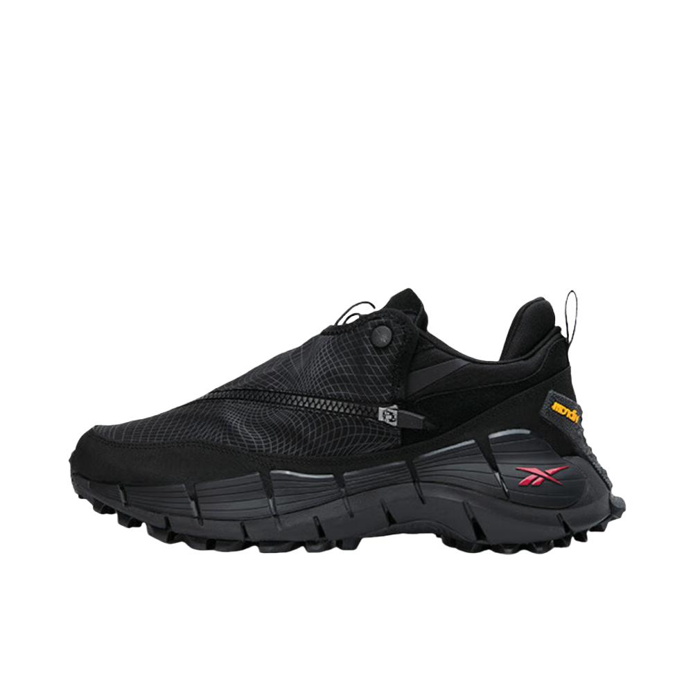 推荐商品：Reebok/锐步 Zig Kinetica 2.5 户外 徒步 反毛皮 防水 简约 织物 合成革 训练鞋 Spyder联名/黑色