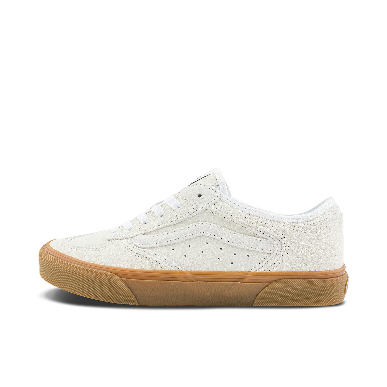 推荐商品：Vans/范斯 Rowley Classic 防滑耐磨 舒适轻便 减震 简约百搭 潮流复古 运动休闲鞋 米色/白色