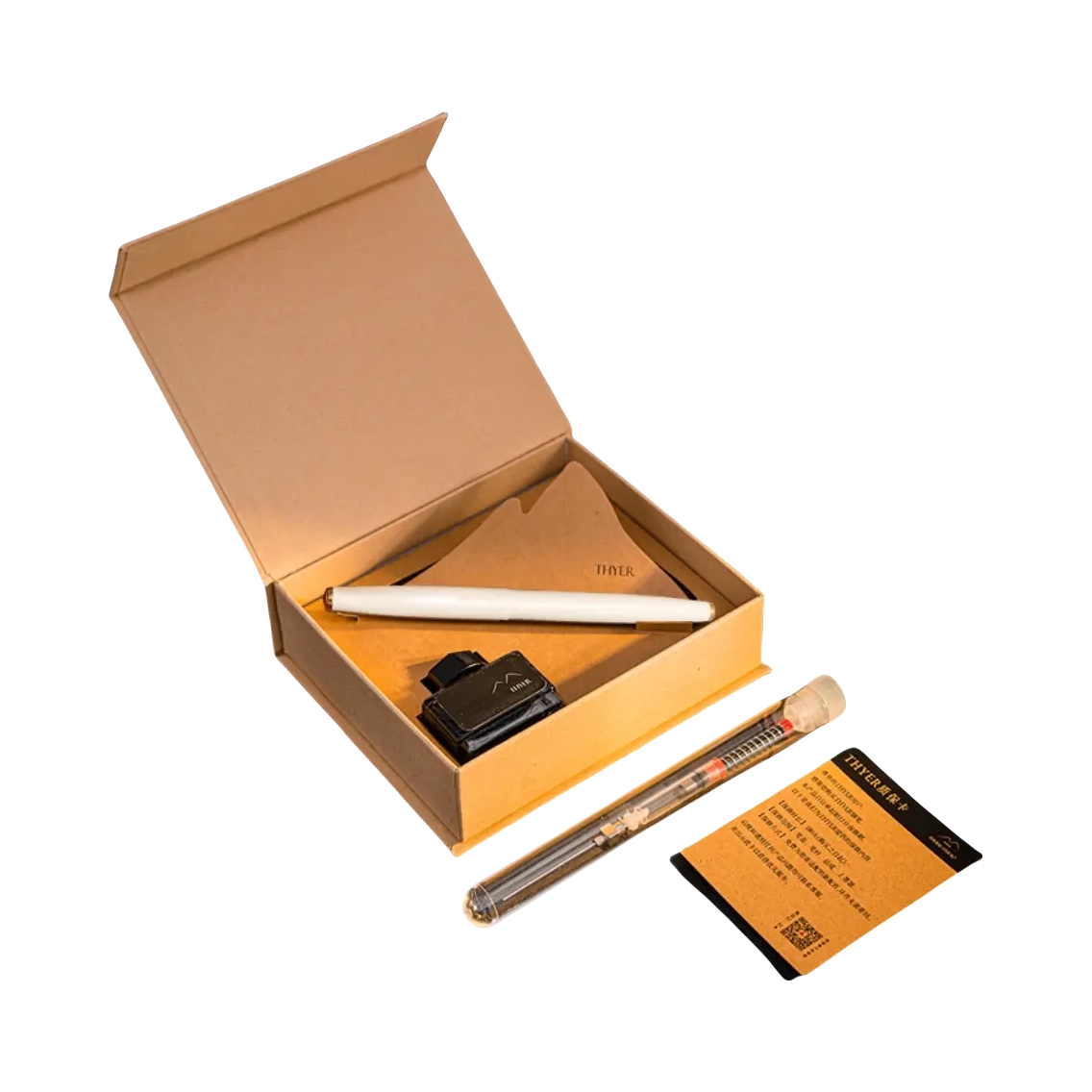 推荐商品：thebai Thyer系列3.0版 F尖 0.5mm 墨水笔钢笔 礼盒装