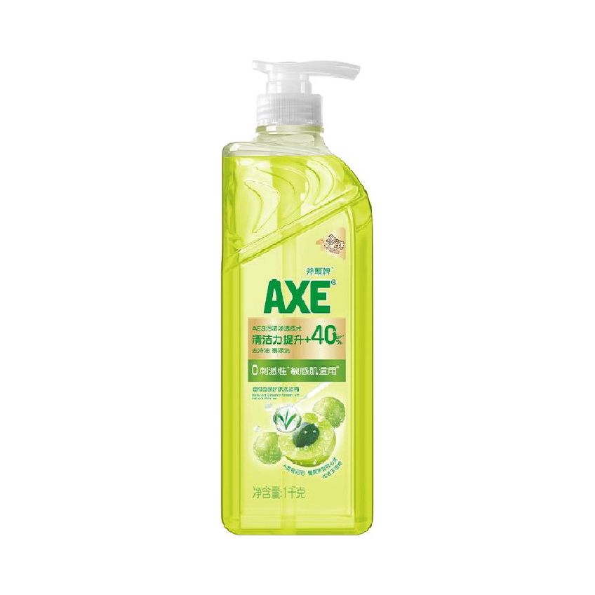 推荐商品：AXE/斧头牌 护肤 洗洁精 1kg 瓶装不伤手易漂洗可洗果蔬