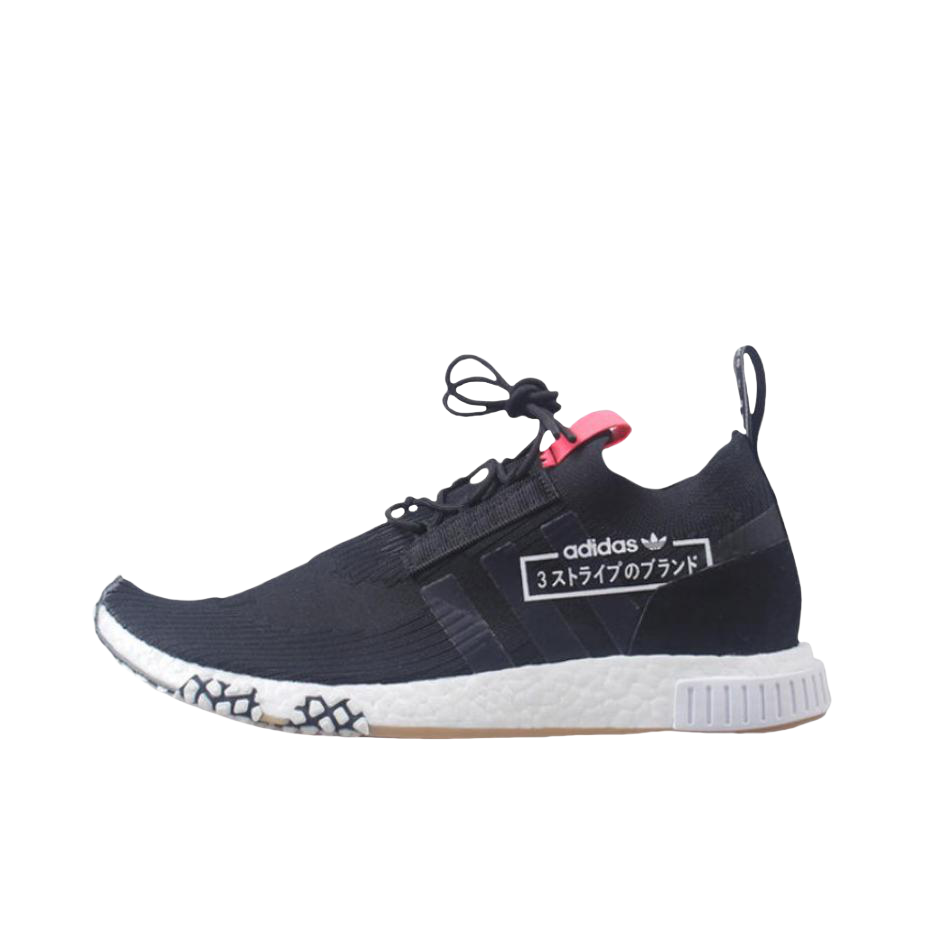 推荐商品：adidas Originals NMD Racer 时尚舒适 缓震回弹 轻便透气 防滑耐磨 生活 运动休闲鞋 Black/White/Pink 黑粉