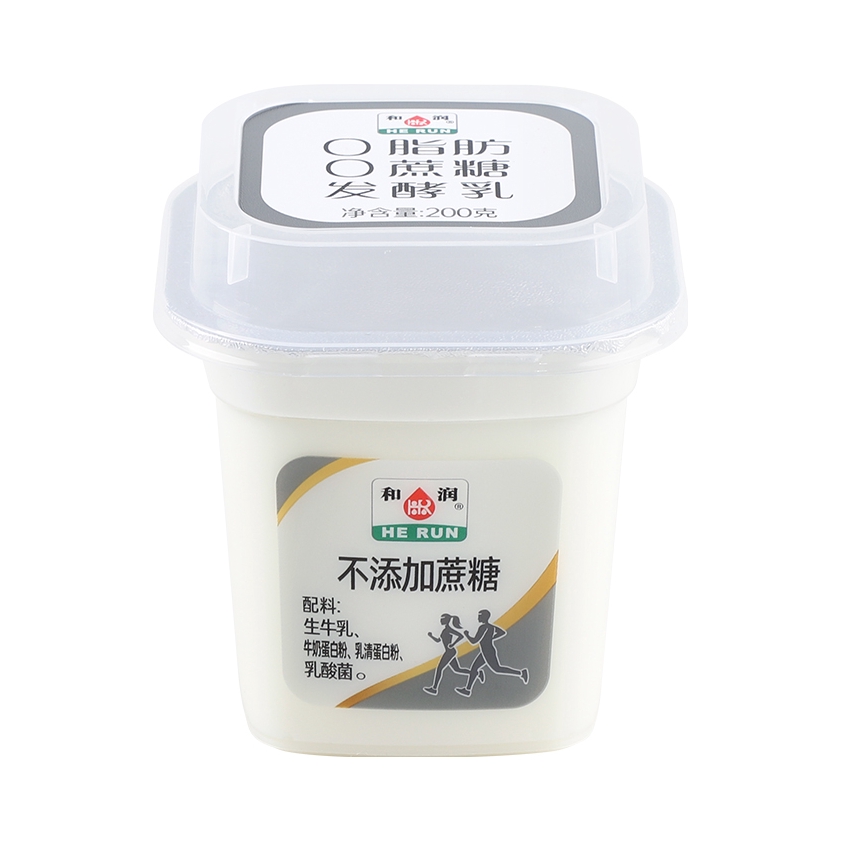 推荐商品：和润 零糖 酸奶 200g 杯装 0脂肪0蔗糖