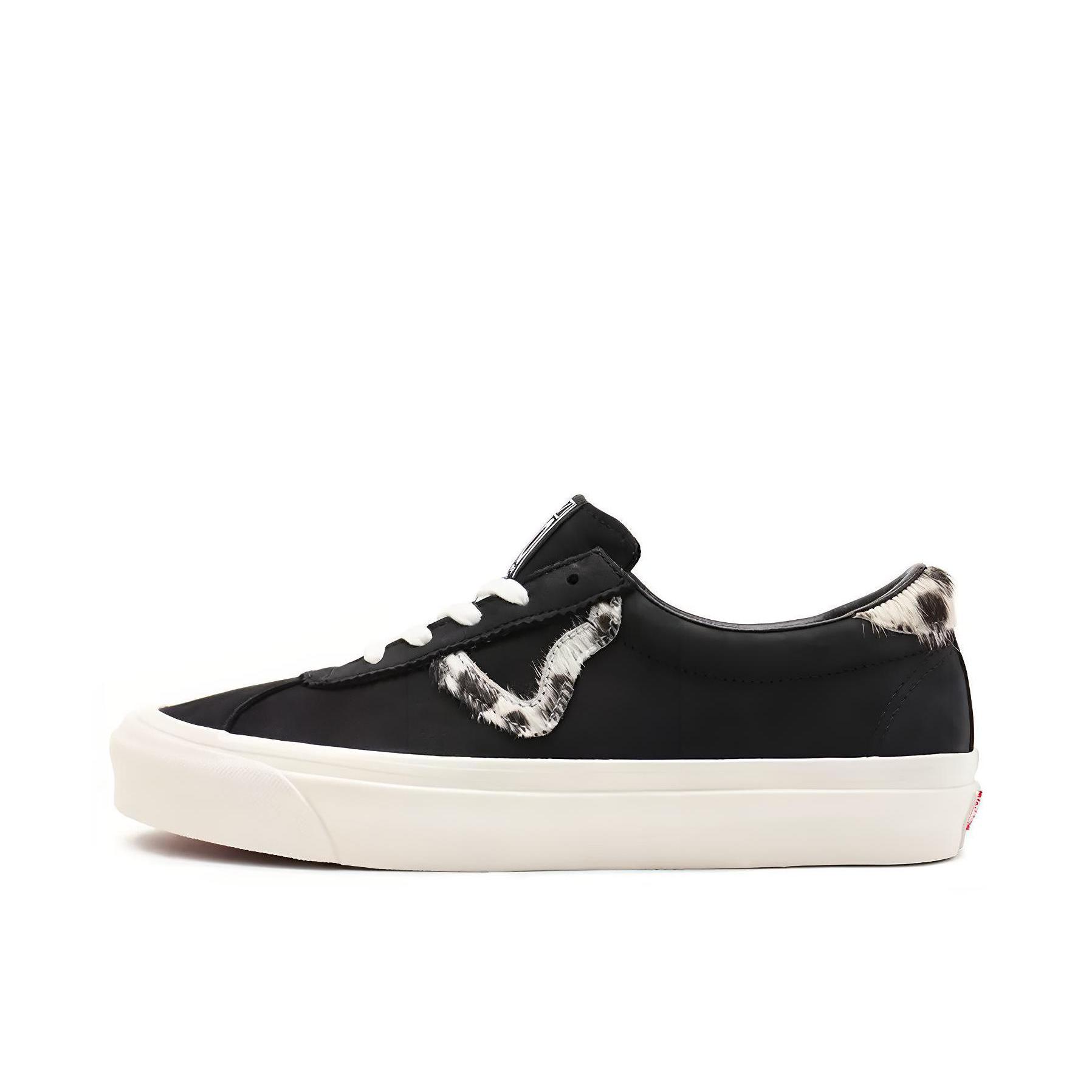 推荐商品：Vans/范斯 Epoch Sports 板鞋 翻毛皮复古简约减震防滑耐磨防水 黑色/豹纹