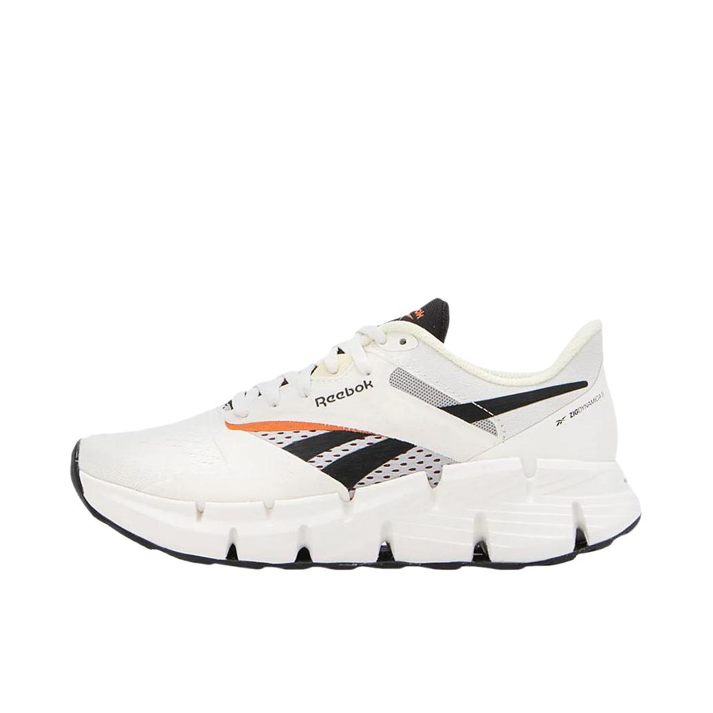 推荐商品：Reebok/锐步 ZIG DYNAMICA 5 跑鞋 厚底舒适柔软百搭时尚支撑轻便 白色/黑色 