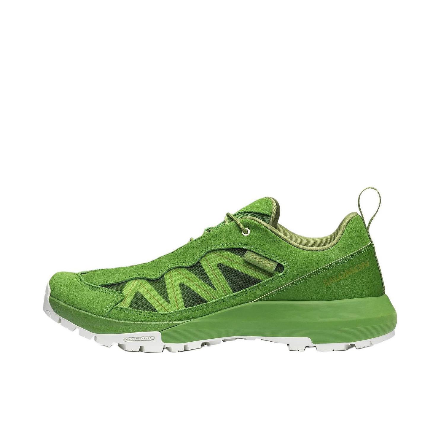 推荐商品：Salomon/萨洛蒙 Alpinway 柔软 防滑 低帮 休闲 跑鞋 PHILEO联名/绿色