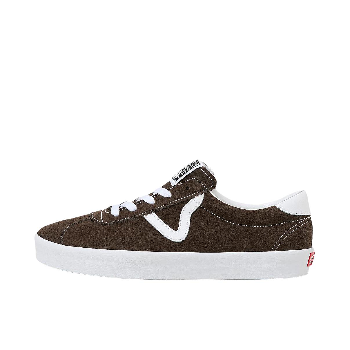 推荐商品：Vans/范斯 Epoch Sports 板鞋 翻毛皮复古简约减震防滑耐磨防水 棕色/纯白色