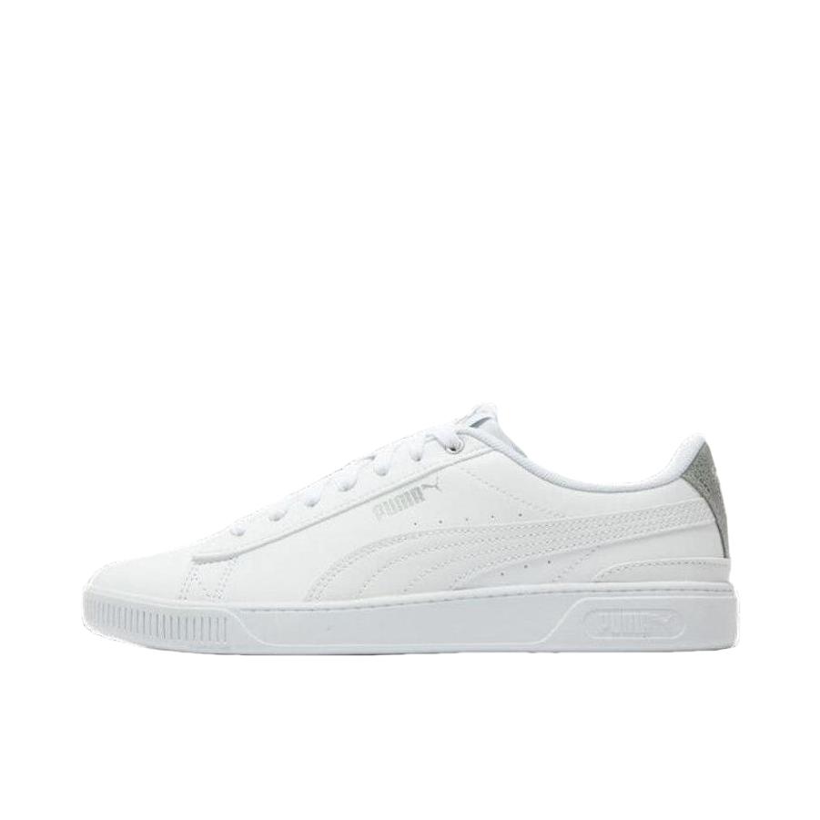 推荐商品：Puma/彪马 Vikky V3 板鞋 防滑耐磨舒适轻便低帮百搭复古时尚简约薄底 女款/白色/银色