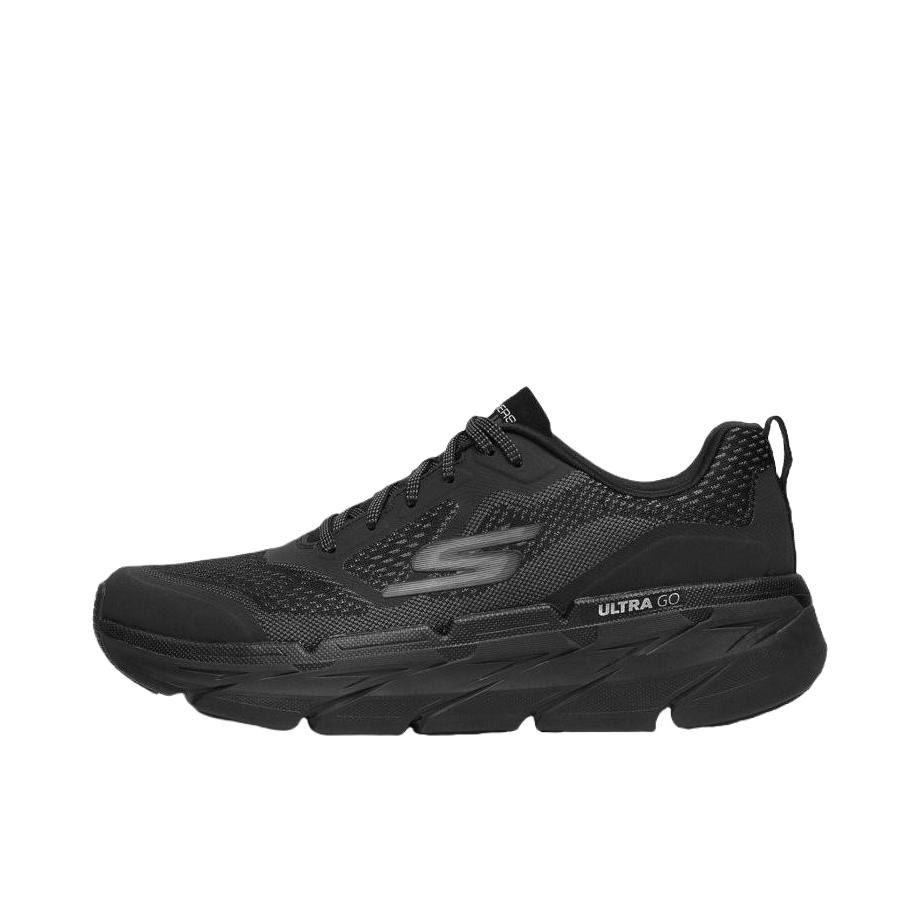 推荐商品：Skechers/斯凯奇 Max Cushioning Delta 星迈系列 高回弹 网面透气 休闲舒适 厚底增高 运动 强缓震 跑鞋 女款/黑色/炭灰色