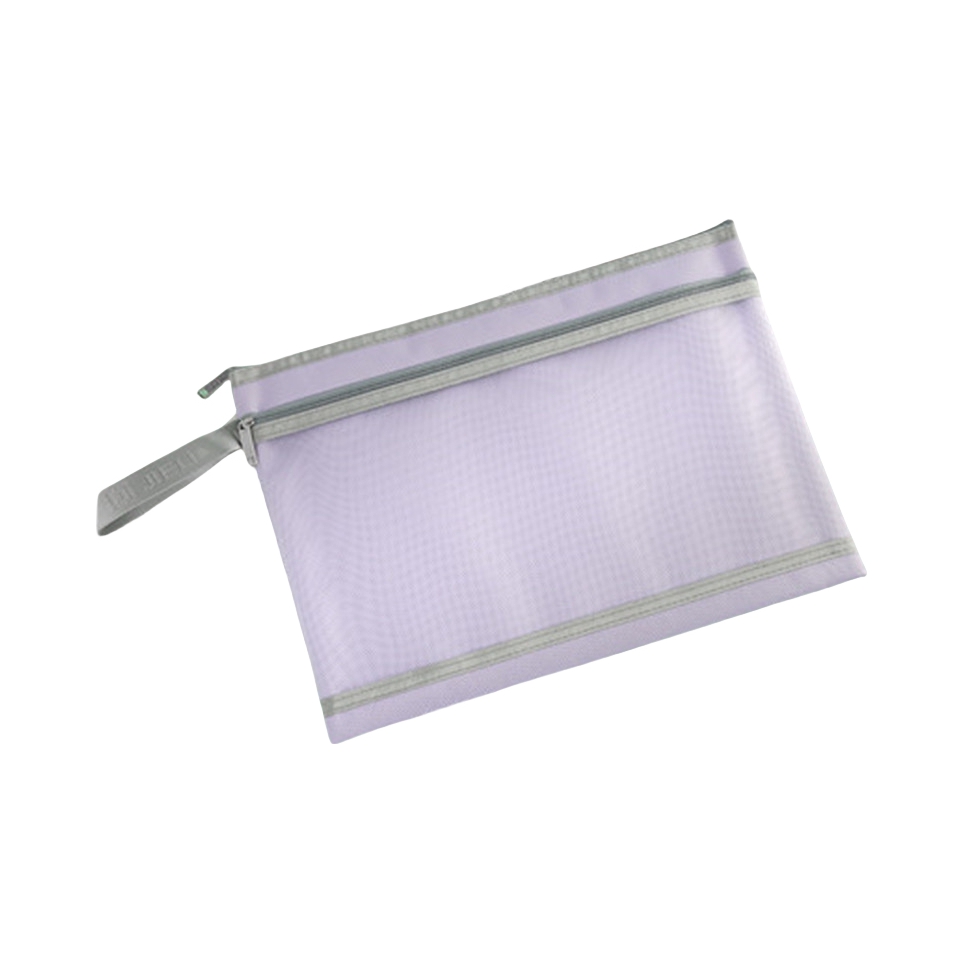 推荐商品：杰利 拉链手提款 牛津布+尼龙网纱 A4文件袋