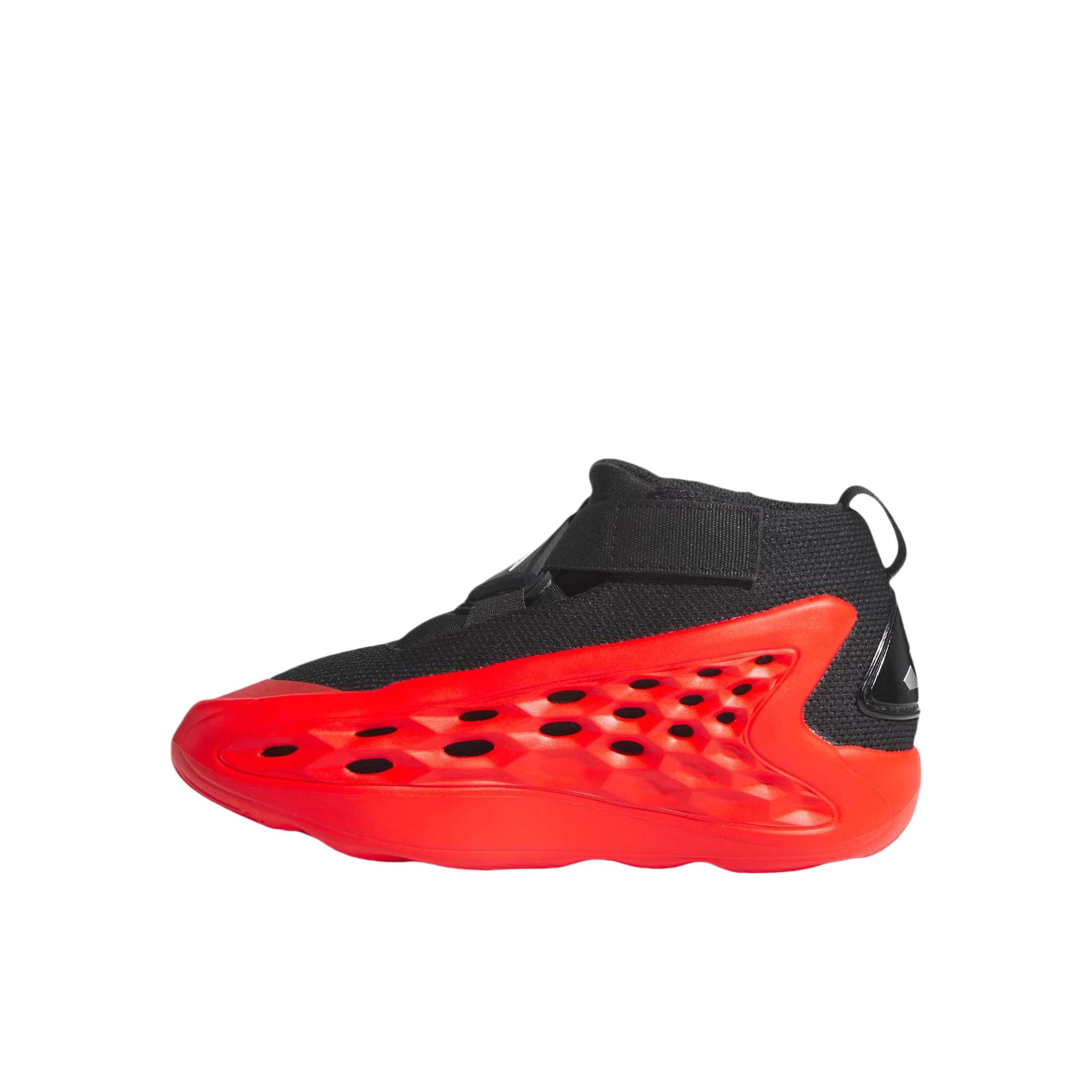 推荐商品：adidas A.E.1 防滑耐磨 舒适百搭 儿童篮球鞋 小童/红色/黑色