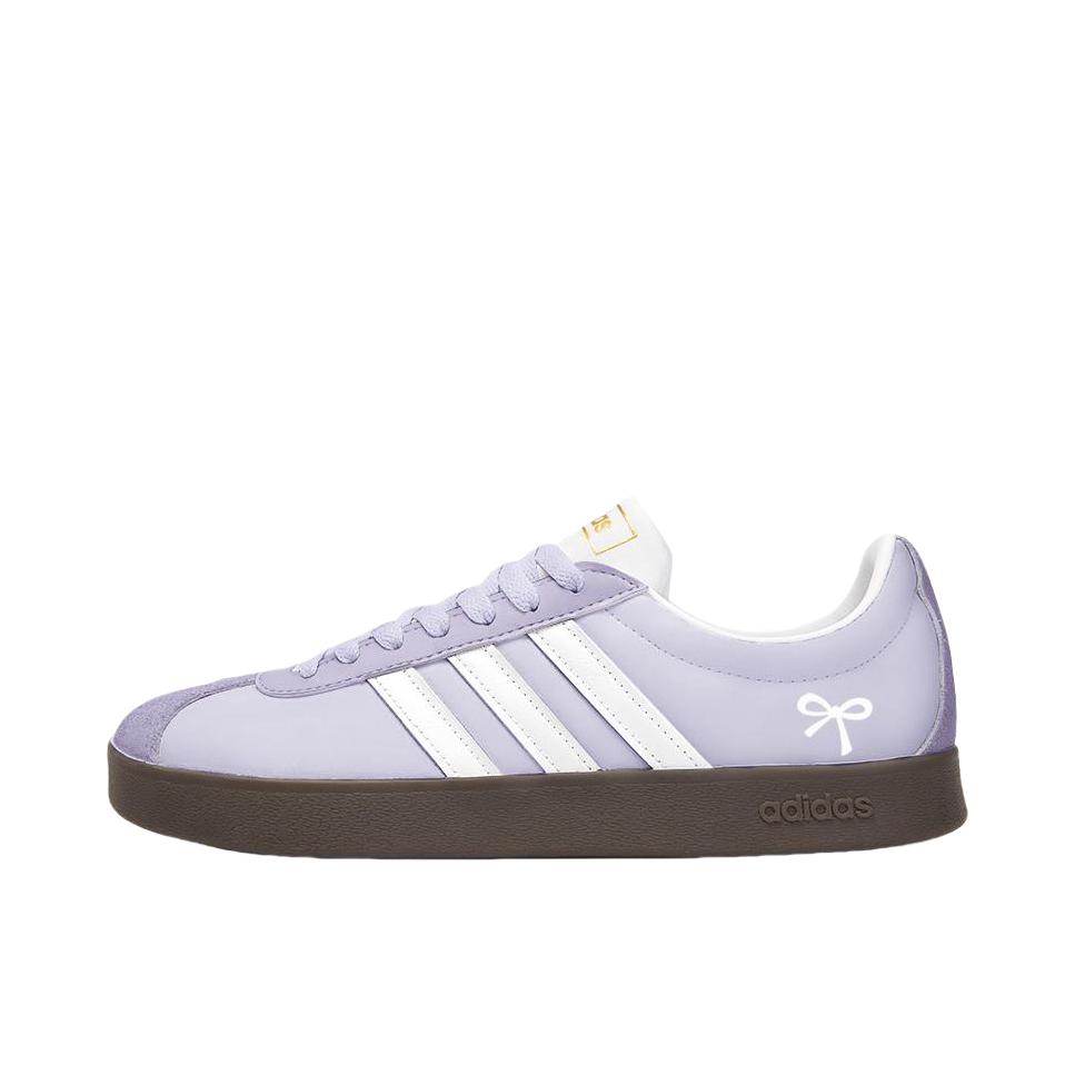 推荐商品：【定制球鞋】Adidas neo VL Court 2.0 德训鞋 板鞋 复古轻便耐磨芭蕾风甜美文艺抗冲击性防水 薰衣草
