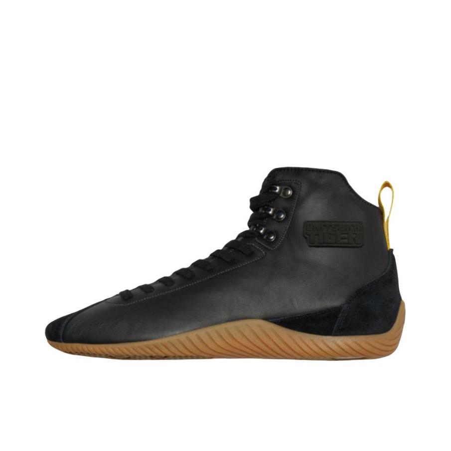 推荐商品：Onitsuka Tiger 鬼塚虎 WRESTLIA MT 防滑 中帮 厚底 系带 运动休闲鞋 黑色 