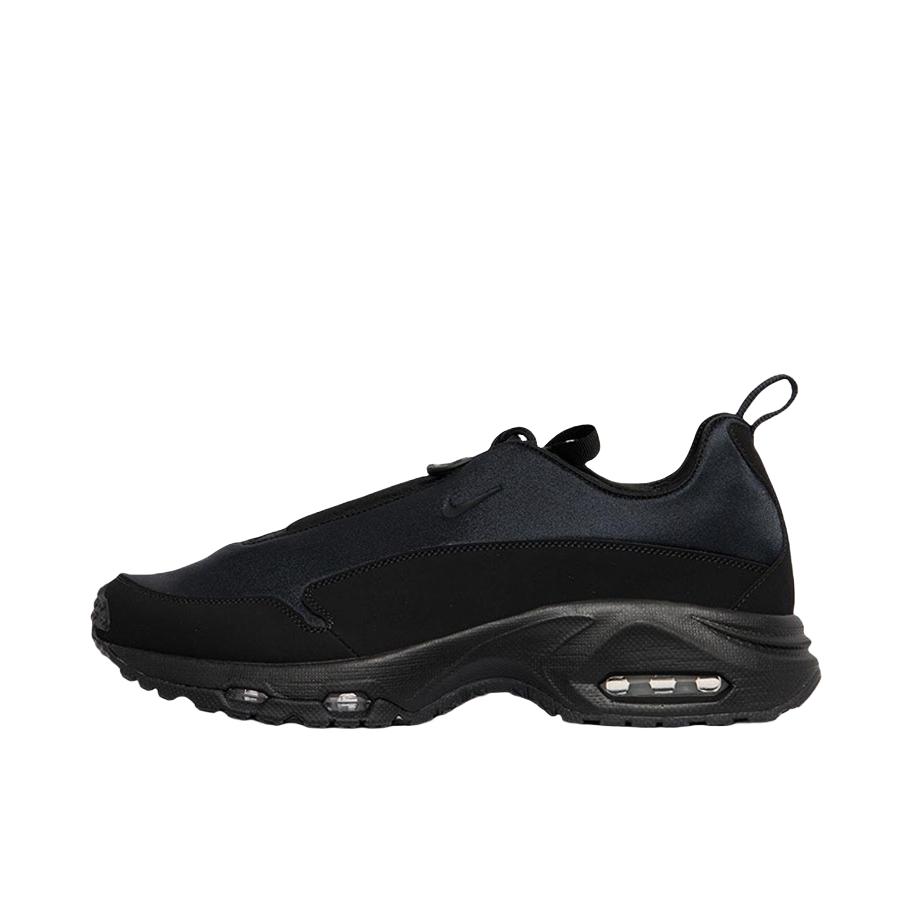 推荐商品：Nike Air Max SNDR 跑鞋 潮流百搭舒适透气防滑耐磨缓震回弹轻便支撑织物低帮贴合 CDG联名/黑色