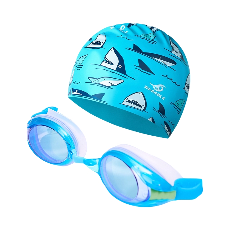 推荐商品：SABLE/黑貂 高清 防水 防雾 泳镜泳帽套装 RS_502_1